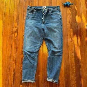 Agolde High Rise Nico Slim Fit Size 31